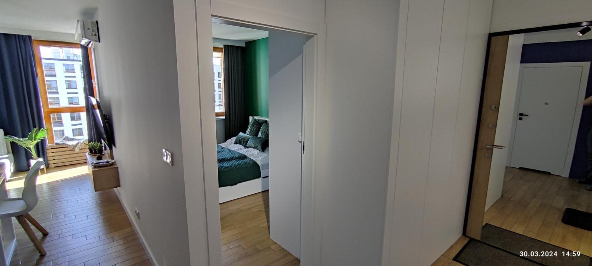 Wola Blue Modern Apartment วอร์ซอ ภายนอก รูปภาพ