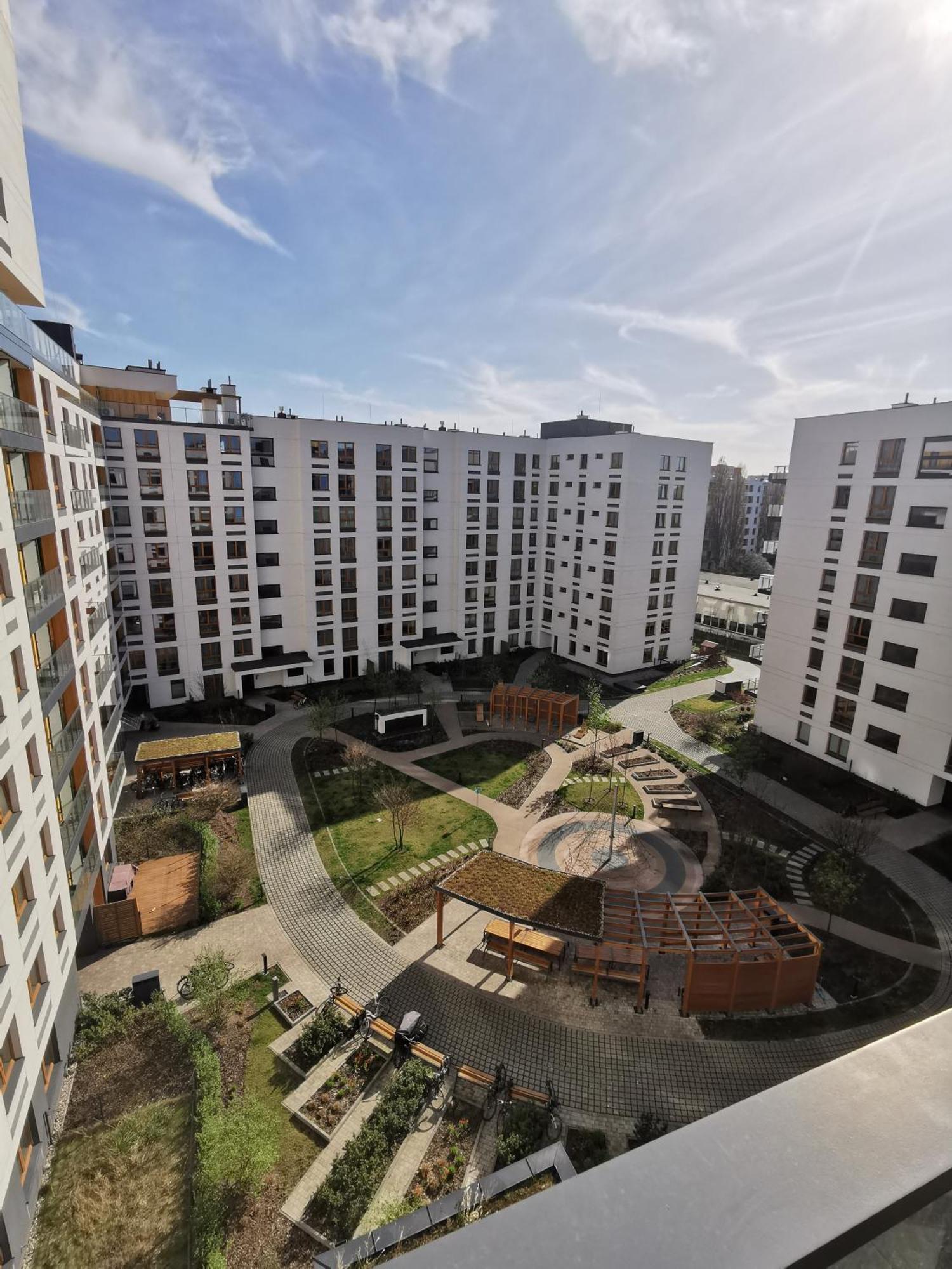 Wola Blue Modern Apartment วอร์ซอ ภายนอก รูปภาพ